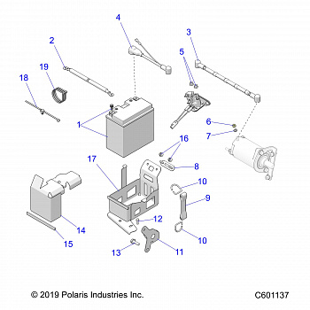 ELECTRICAL, BATTERY BOX  ASM. - S20CEA5BSL (C601137)