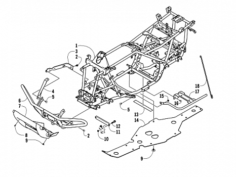 FRAME AND RELATED PARTS