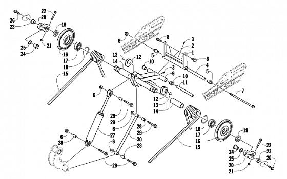 REAR SUSPENSION REAR ARM ASSEMBLY