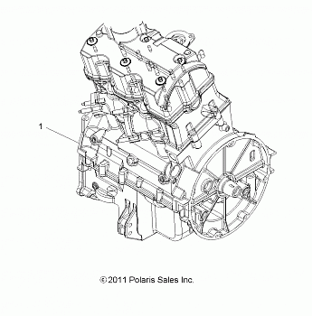 ENGINE, SHORT BLOCK - A14GH9EAW (49ATVENGINE12SP850)