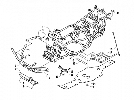 FRAME AND RELATED PARTS