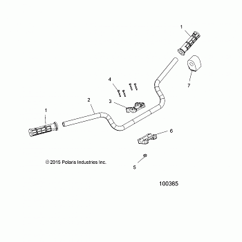 STEERING, HANDLEBAR and CONTROLS - A18SVS95CR/ER