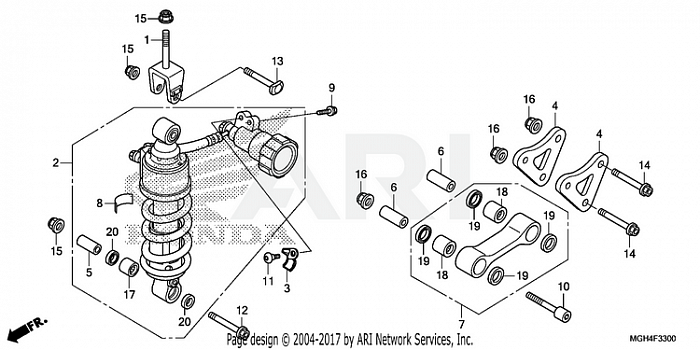 REAR SHOCK ABSORBER