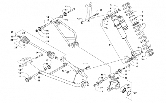 REAR SUSPENSION ASSEMBLY