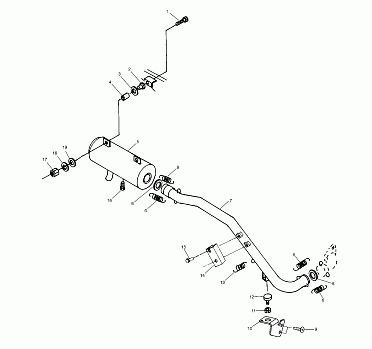 EXHAUST SYSTEM - A03CL50AA (4975687568A08)