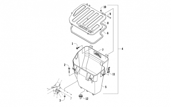 FRONT STORAGE BOX