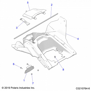 BODY, STORAGE, REAR - A20SVE95KR (C0210764-6)