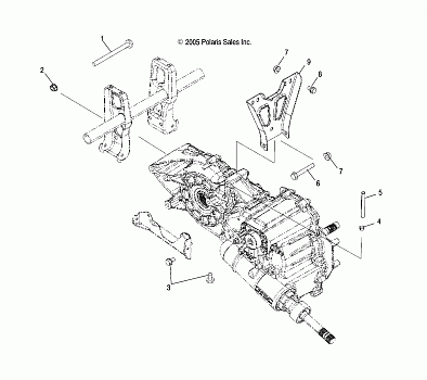 TRANSMISSION MOUNTING - A05MH42AB/AG/AH (4999200139920013C12)