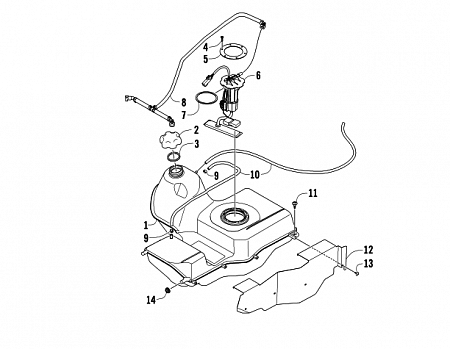 GAS TANK ASSEMBLY