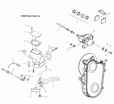 BRAKE - S01NX4CS (4961676167A012)