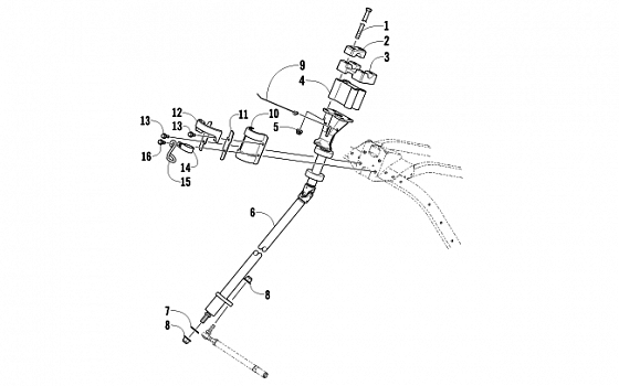 STEERING POST ASSEMBLY