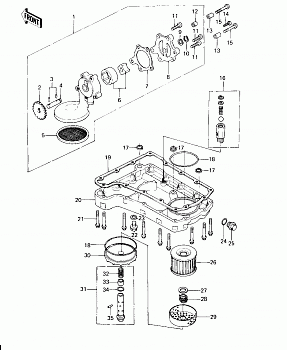 OIL PUMP/OIL FILTER/OIL PAN