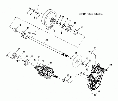 DRIVE TRAIN - S07NJ5BS/BE (49SNOWDRIVETRAINTRAILRMK)