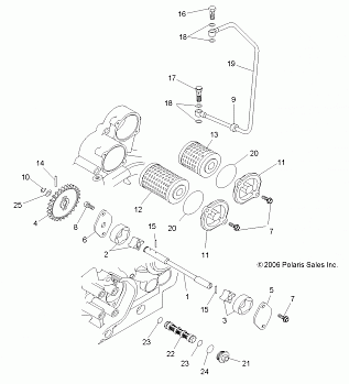 ENGINE, OIL SYSTEM and OIL PUMP - A08GJ52AA/AB/AC (49ATVOILPUMP07OUT525)