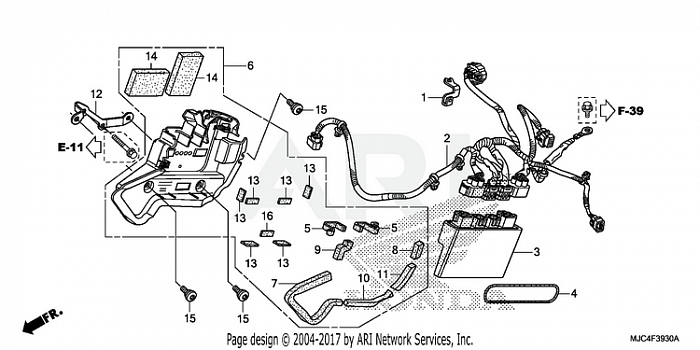 ABS CONTROL UNIT (CBR600RA)