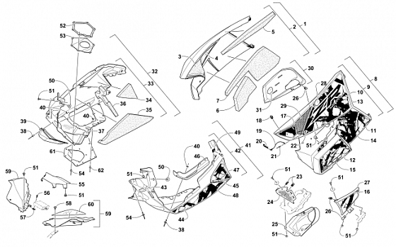 SKID PLATE AND SIDE PANEL ASSEMBLY