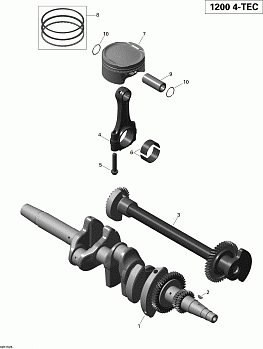 Crankshaft, Pistons And Balance Shaft _02R1526