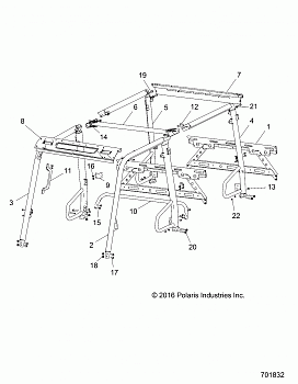 CHASSIS, CAB FRAME - R18RNE57NV (701832)