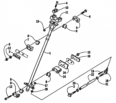 STEERING POST ASSEMBLY