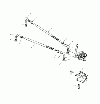 GEAR SELECTOR MOUNTING - A02CL50AA/DA (4967986798C12)