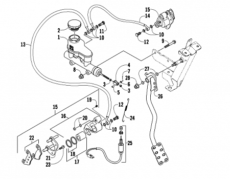 FRONT BRAKE ASSEMBLY