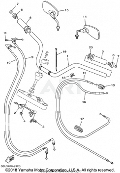 STEERING HANDLE CABLE