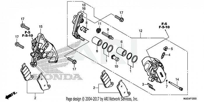 FRONT BRAKE CALIPER