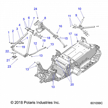 CHASSIS, CHASSIS ASM. and OVER STRUCTURE - S19DCH8RS ALL OPTIONS (601099C)