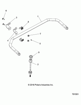 SUSPENSION, STABILIZER BAR - R19RNA57B1/B9/EBX (701501)