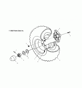 REAR WHEEL DRIVE - A03CD32AA/AB/AC/FB (4986268626C08)