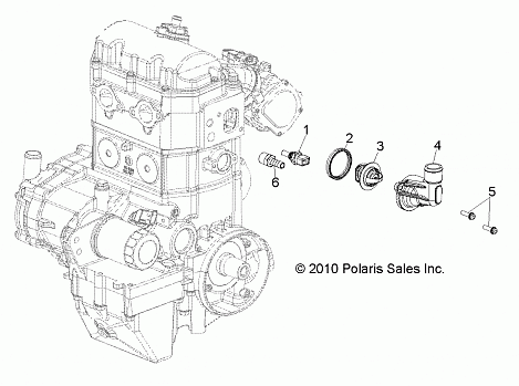 ENGINE, THERMOSTAT - R13VE76FX/FI (49RGRTHERMO118004X4)