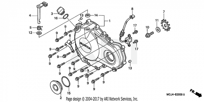 RIGHT CRANKCASE COVER