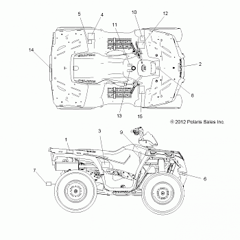 BODY, DECALS - A13MH50TD (49ATVDECAL13SP500)