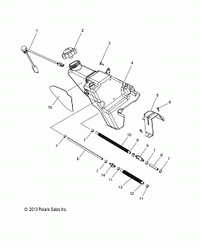 ENGINE, OIL TANK - S17CFE5BSL/BEL (49SNOWOILTANK14550)