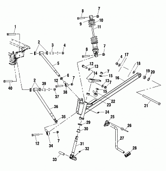 FRONT SUSPENSION - S01NP5CS (4960406040A013)