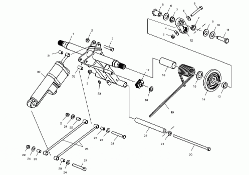 REAR TORQUE ARM - S01NX4CS (4961676167B011)