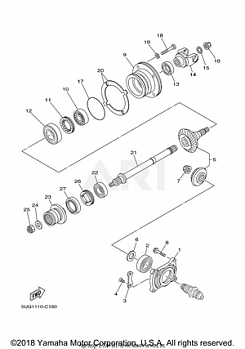 MIDDLE DRIVE GEAR