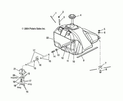 GAS TANK - S05NJ5BS/A (4992769276A06)