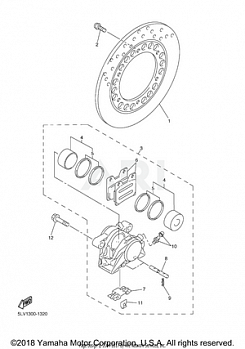 REAR BRAKE CALIPER