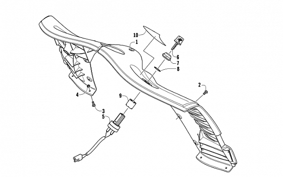 CONSOLE AND SWITCH ASSEMBLY