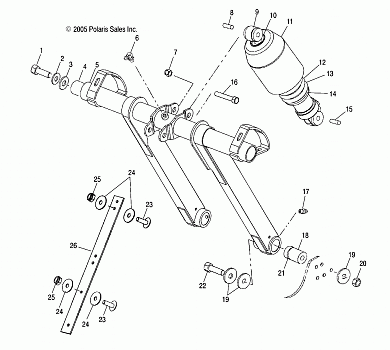 TORQUE ARM, FRONT - S07NP5BS/BE (4997239723B07)