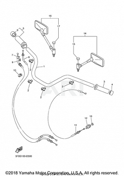 STEERING HANDLE CABLE