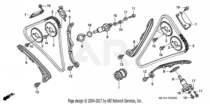 CAM CHAIN + TENSIONER