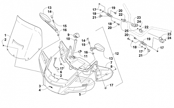 WINDSHIELD ASSEMBLY