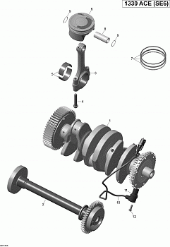 Crankshaft, Pistons And Balance Shaft _02R1535