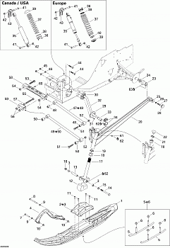 Front Suspension and Ski