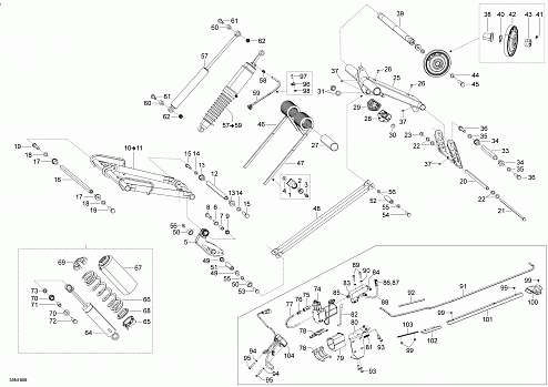 Rear Suspension - Upper Section - SE