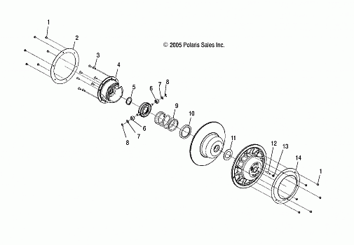 DRIVEN CLUTCH - S06NT6ES (4998889888B13)