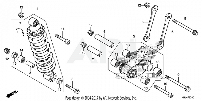 REAR SHOCK ABSORBER