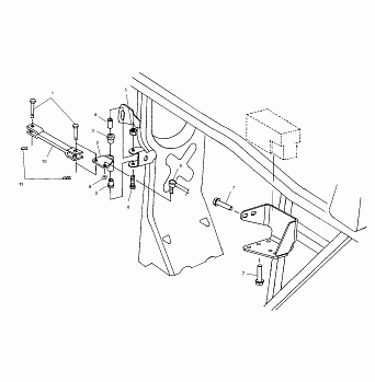 FRAME MOUNTING - A00CH50AA (4954805480C003)